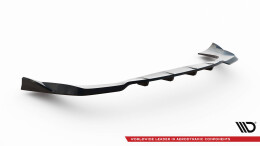 Mittlerer Cup Diffusor Heck Ansatz V.2 passend für Mercedes-AMG GT 63 C192 schwarz Hochglanz