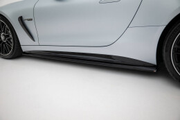 Seitenschweller Ansatz Cup Leisten V.1 passend für Mercedes-AMG GT 63 C192 schwarz Hochglanz