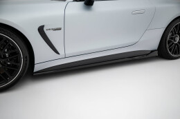 Seitenschweller Ansatz Cup Leisten V.2 passend für Mercedes-AMG GT 63 C192 schwarz Hochglanz