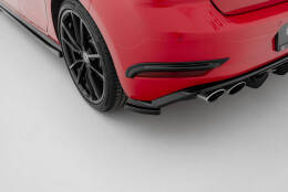 Heck Ansatz Flaps Diffusor passend für VW Golf Hatchback R / R-Line Mk7 Facelift