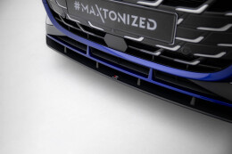 Street Pro Cup Spoilerlippe Front Ansatz passend für Audi S3 / A3 S-line 8Y Facelift SCHWARZ
