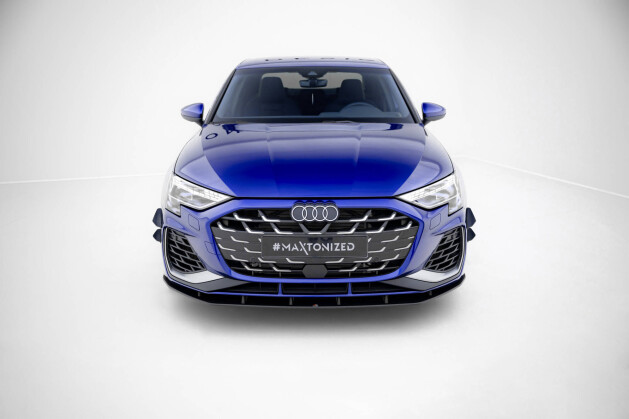 Street Pro Cup Spoilerlippe Front Ansatz passend für Audi S3 / A3 S-line 8Y Facelift ROT