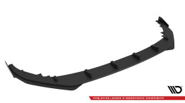Street Pro Spoilerlippe Front Ansatz + Flaps passend für Audi A3 S-Line Limousine / S3 Limousine 8Y FL schwarz
