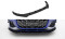 Street Pro Cup Spoilerlippe Front Ansatz + Flaps für Audi A3 S-Line Limousine / S3 Limousine 8Y Facelift schwarz Hochglanz