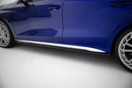 Street Pro Seitenschweller Ansatz Cup Leisten V.2 für Audi A3 S-Line Limousine / S3 Limousine 8Y / 8Y Facelift