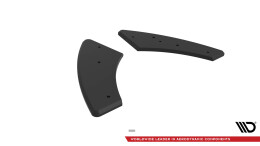 Street Pro Heck Ansatz Flaps Diffusor für Audi S3 Sportback 8Y Facelift SCHWARZ