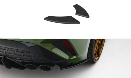 Street Pro Heck Ansatz Flaps Diffusor passend für Audi S3 Sportback 8Y Facelift SCHWARZ