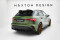 Street Pro Heck Ansatz Flaps Diffusor passend für Audi S3 Sportback 8Y Facelift ROT