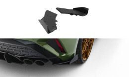 Street Pro Heck Ansatz Flaps Diffusor passend für Audi S3 Sportback 8Y Facelift ROT+ HOCHGLANZ FLAPS