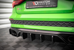 Heck Ansatz Diffusor passend für Audi RS3 8Y schwarz Hochglanz