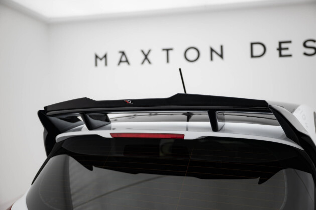 Heck Spoiler Aufsatz Abrisskante passend für Ford Fiesta Standard / ST / ST-Line Mk8 (passend für FO-FI-8-FH1FP) schwarz Hochglanz