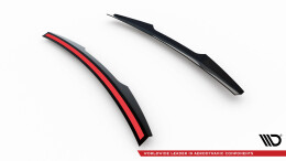 Heck Spoiler Aufsatz Abrisskante passend für Ford Fiesta Standard / ST / ST-Line Mk8 (passend für FO-FI-8-FH1FP) schwarz Hochglanz