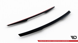 Heck Spoiler Aufsatz Abrisskante passend für Ford Fiesta Standard / ST / ST-Line Mk8 (passend für FO-FI-8-FH1FP) schwarz Hochglanz
