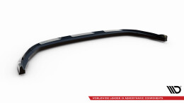 Cup Spoilerlippe Front Ansatz V.1 passend für Skoda Kamiq Monte Carlo Mk1 Facelift schwarz Hochglanz