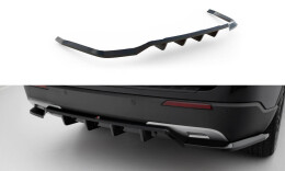 Mittlerer Cup Diffusor Heck Ansatz DTM Look passend für Ford Explorer XLT Mk6 schwarz Hochglanz