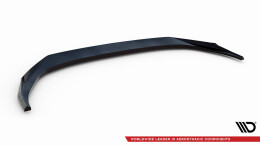 Cup Spoilerlippe Front Ansatz V.1 passend für Audi A3 S-Line Limousine / S3 Limousine 8Y Facelift schwarz Hochglanz