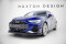 Cup Spoilerlippe Front Ansatz V.3 passend für Audi A3 S-Line Limousine / S3 Limousine 8Y Facelift schwarz Hochglanz