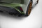 Heck Ansatz Flaps Diffusor V.1 passend für Audi S3 Sportback Facelift schwarz Hochglanz