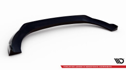 Cup Spoilerlippe Front Ansatz passend für Mercedes-Benz V AMG-Line W447 Facelift 2 schwarz Hochglanz