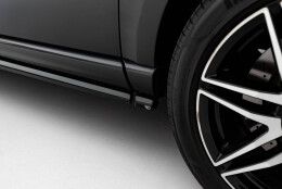 Seitenschweller Ansatz Cup Leisten passend für Mercedes-Benz V-Klasse Lang AMG-Line W447 schwarz Hochglanz