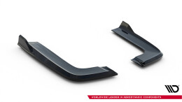 Heck Ansatz Flaps Diffusor V.3 passend für Mercedes-Benz V-Klasse AMG-Line W447 Facelift schwarz Hochglanz