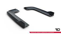 Heck Ansatz Flaps Diffusor V.3 passend für Mercedes-Benz V-Klasse AMG-Line W447 Facelift schwarz Hochglanz