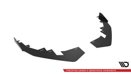 Front Stoßstange Flaps passend für Audi A3 S-Line Limousine / S3 Limousine 8Y FL schwarz Hochglanz