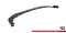 Street Pro Cup Spoilerlippe Front Ansatz für Mitsubishi Lancer EVO X SCHWARZ+ HOCHGLANZ FLAPS