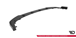 Street Pro Cup Spoilerlippe Front Ansatz passend für Mitsubishi Lancer EVO X ROT+ HOCHGLANZ FLAPS