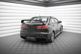 Street Pro Heck Ansatz Flaps Diffusor passend für Mitsubishi Lancer EVO X ROT