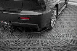 Street Pro Heck Ansatz Flaps Diffusor passend für Mitsubishi Lancer EVO X ROT