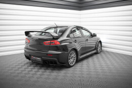 Street Pro Heck Ansatz Flaps Diffusor passend für Mitsubishi Lancer EVO X ROT