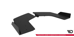 Street Pro Heck Ansatz Flaps Diffusor für Mitsubishi Lancer EVO X schwarz+ Hochglanz Flaps