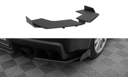 Street Pro Heck Ansatz Flaps passend für Mitsubishi Lancer EVO X schwarz Hochglanz