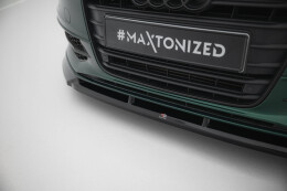 Cup Spoilerlippe Front Ansatz V.3 passend für Audi A6 S-line / S6 C7 schwarz Hochglanz
