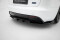 Mittlerer Cup Diffusor Heck Ansatz V.1 passend für Tesla Model 3 Performance Mk1 Facelift schwarz Hochglanz
