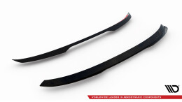 Heck Spoiler Aufsatz Abrisskante passend für VW Passat B9 schwarz Hochglanz