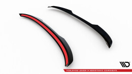 Heck Spoiler Aufsatz Abrisskante passend für VW Passat B9 schwarz Hochglanz