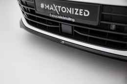 Cup Spoilerlippe Front Ansatz V.1 passend für VW Passat B9 schwarz Hochglanz