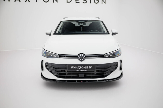 Cup Spoilerlippe Front Ansatz V.2 passend für VW Passat B9 schwarz Hochglanz