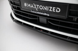 Cup Spoilerlippe Front Ansatz V.2 passend für VW Passat B9 schwarz Hochglanz