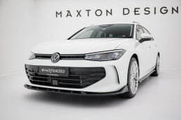 Cup Spoilerlippe Front Ansatz V.2 passend für VW Passat B9 schwarz Hochglanz