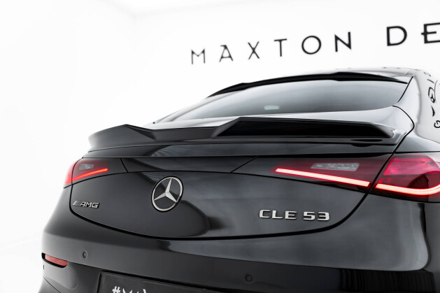 Heck Spoiler Aufsatz Abrisskante 3D passend für Mercedes-AMG CLE 53 C236 schwarz Hochglanz