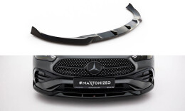 Cup Spoilerlippe Front Ansatz V.2 für Mercedes CLE AMG-Line C236 schwarz Hochglanz