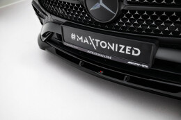 Cup Spoilerlippe Front Ansatz V.2 passend für Mercedes-Benz CLE AMG-Line C236 schwarz Hochglanz