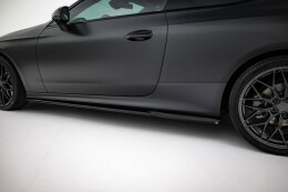 Seitenschweller Ansatz Cup Leisten passend für Mercedes-Benz CLE AMG-Line C236 schwarz Hochglanz