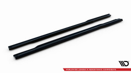 Seitenschweller Ansatz Cup Leisten passend für Mercedes-Benz CLE AMG-Line C236 schwarz Hochglanz