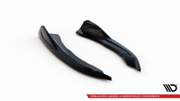 Heck Ansatz Flaps Diffusor V.6 passend für BMW 4er M440i G22 / G23 / G22 Facelift / G23 Facelift schwarz Hochglanz