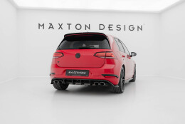 Heck Ansatz Diffusor passend für VW Golf R Hatchback R Mk7 Facelift schwarz Hochglanz