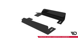 Seitenschweller Flaps für Mitsubishi Lancer EVO X schwarz Hochglanz